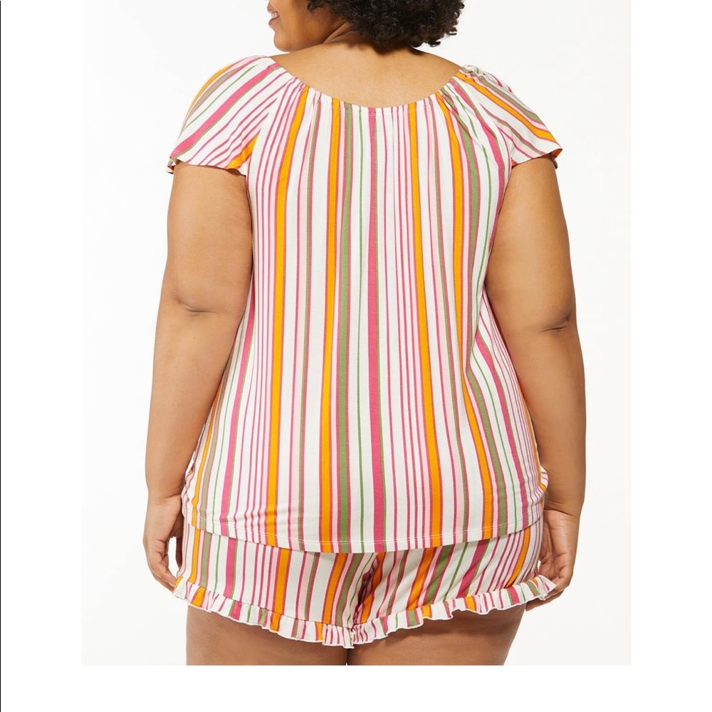 Plus Size Multi Stripe Sleep Set - Picture 4 of 4